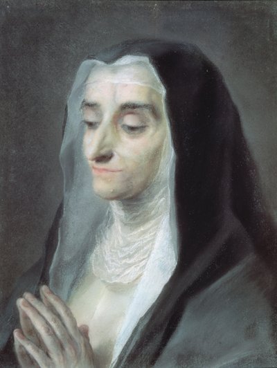 Sister Maria Caterina, 1732 by Rosalba Giovanna Carriera